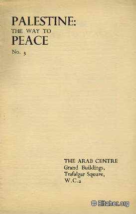 1946-1947 Palestine The Way to Peace